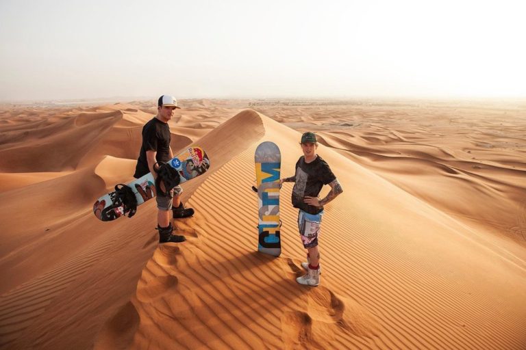 Sandboarding in Agadir