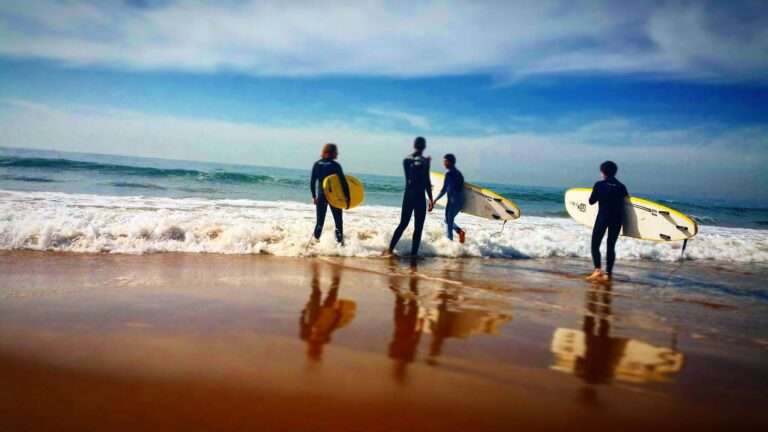 Surfing in Agadir